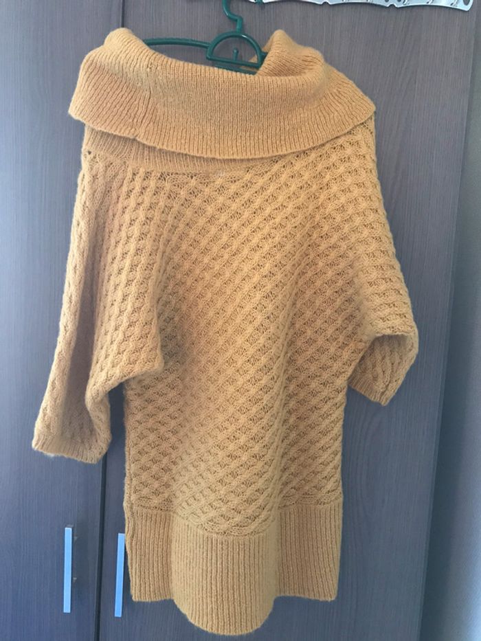 Pull col roulé et manches courtes - photo numéro 2