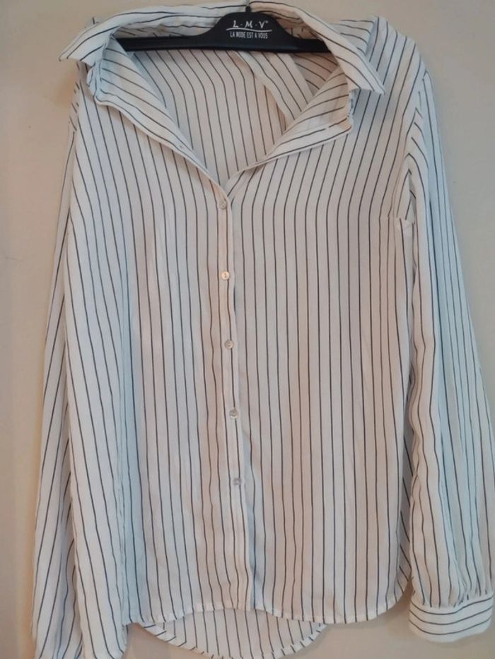 Chemise rayures femme taille M Kiabi