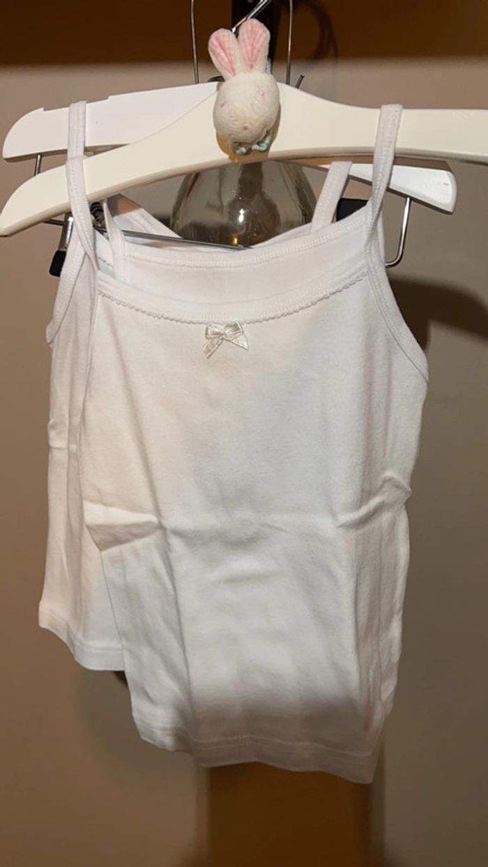 Lot de 2 Débardeur fille 2 ans Tex