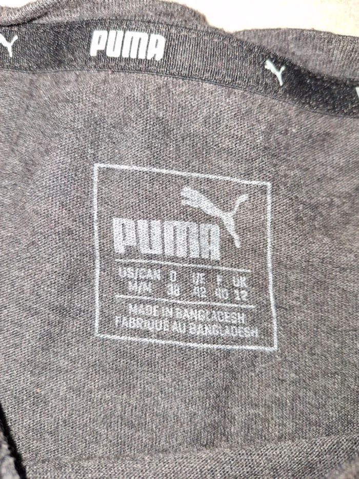 T-shirt femme puma M gris anthracite - photo numéro 3