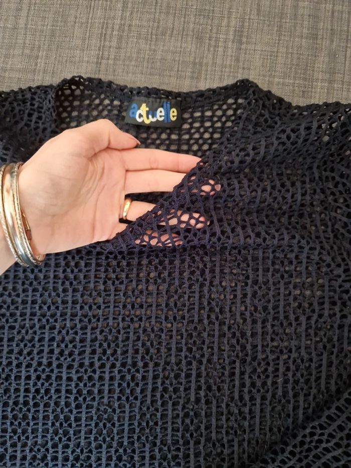 Haut crochet manches longues - photo numéro 2