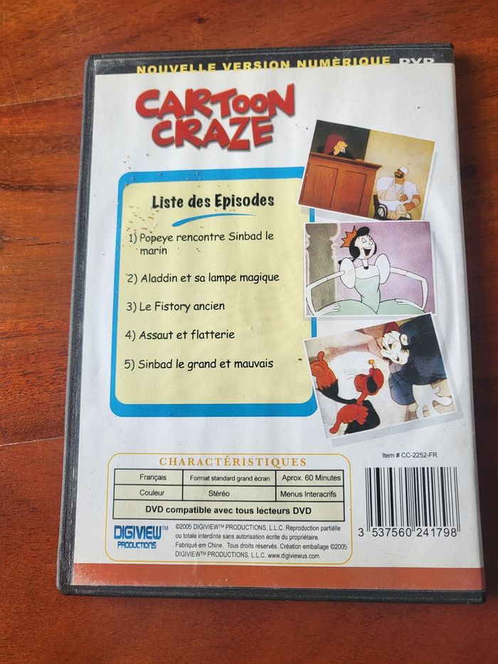 Dvd Popeye - photo numéro 2