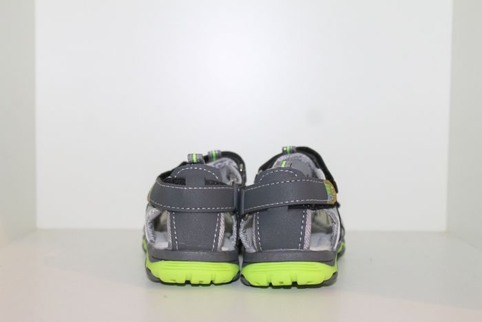 belle sandales nus pieds grise et verte 25 - photo numéro 4