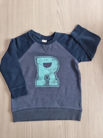Sweat bleu - H&M - Taille 3 ans