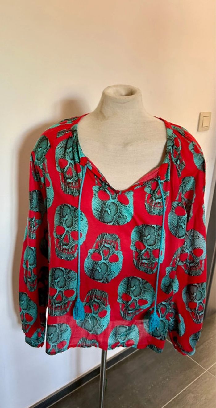 Magnifique blouse colorée Banditas from Marseille TU - photo numéro 5