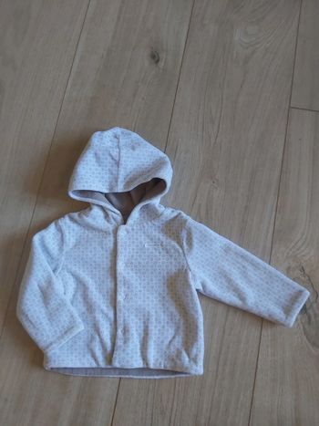 Gilet/manteau réversible mixte garçon/fille 3 mois (78)