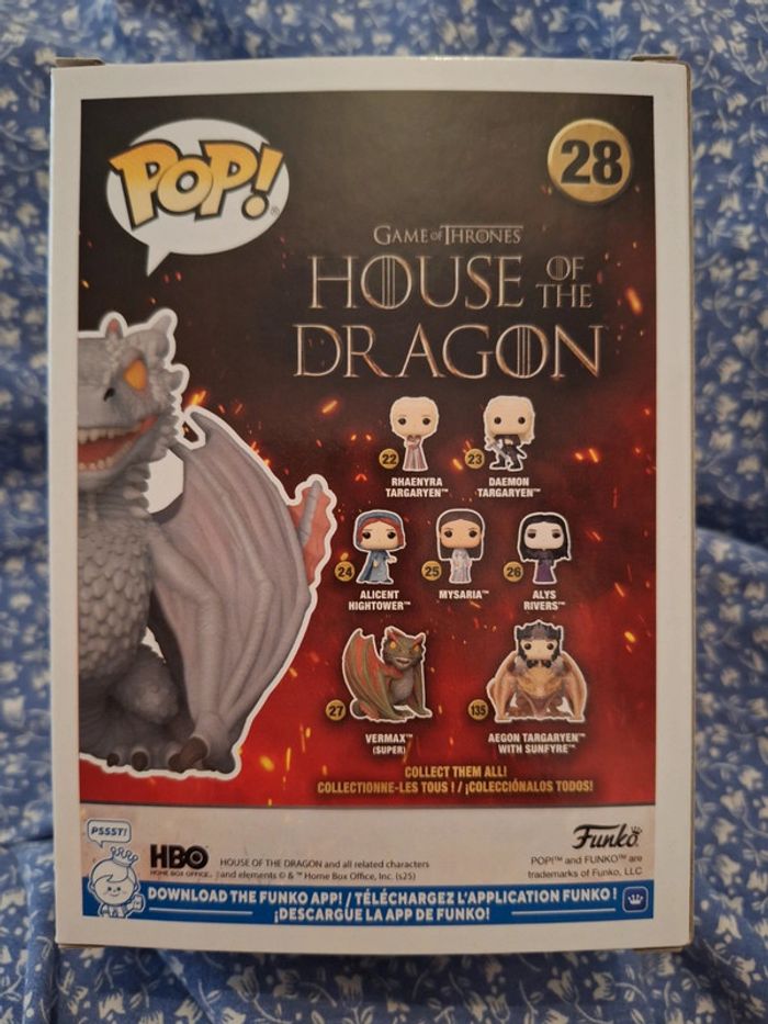 Funko pop house of the dragon seasmoke 28 - photo numéro 2