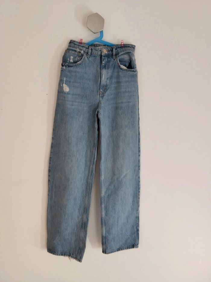 Jean taille haute Pull and Bear taille EUR34 taille fr 36 - photo numéro 2