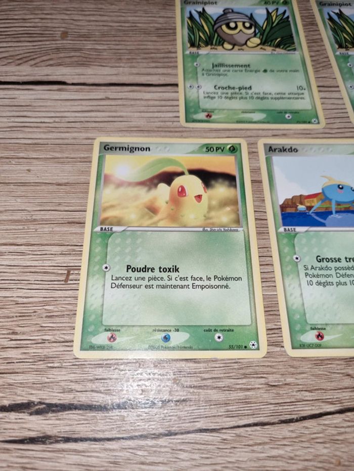 7 carte pokémon 2005 légende oublié - photo numéro 6