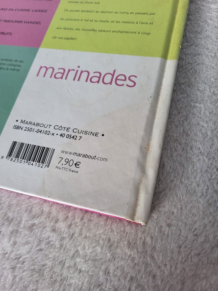 Livre de recettes marinades - Marie Victoire Garcia - Marabout - photo numéro 9