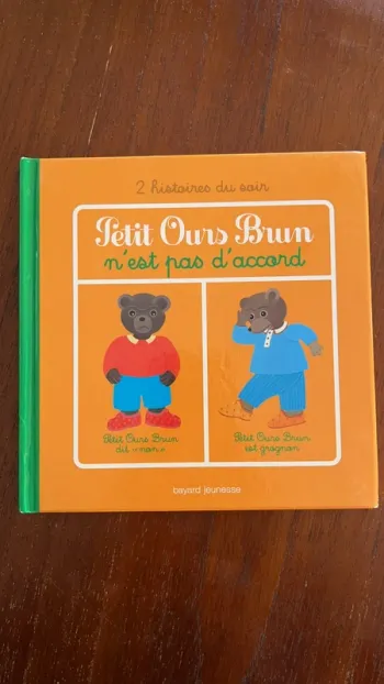 Livre petit ours brun