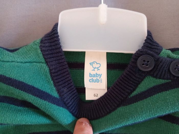 Lot pull jersey 3 mois - photo numéro 5