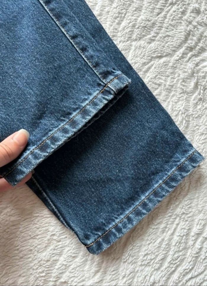 Jean Wrangler Larston bleu foncé délavé coupe slim tapered homme taille W28 38 M L32 - photo numéro 13