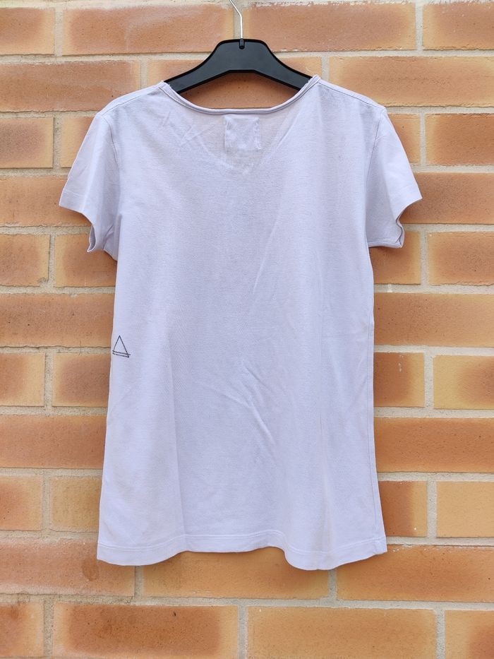 T-shirt fille 10 ans - Little Eleven - blanc imprimé Kate Moss - photo numéro 4