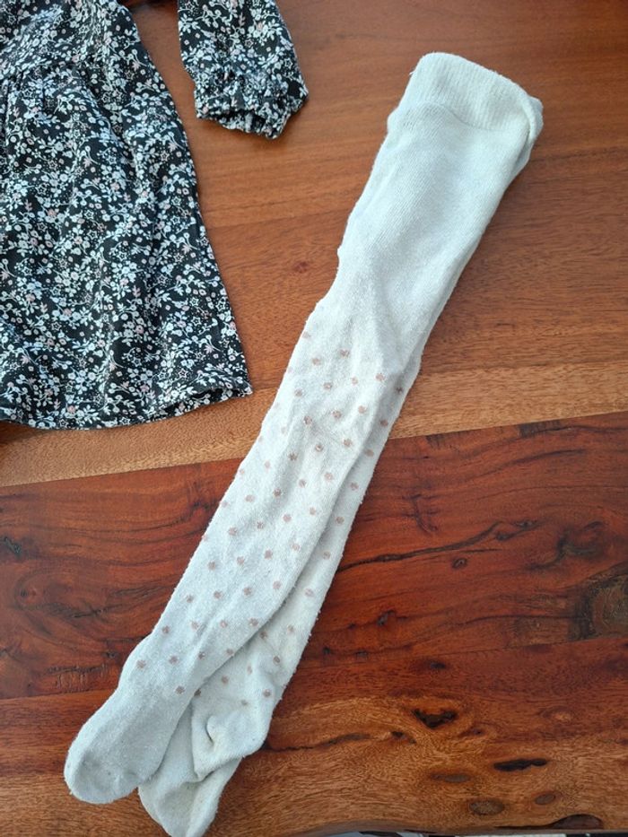 Robe Ikks, collants et chaussettes 12 mois - photo numéro 6