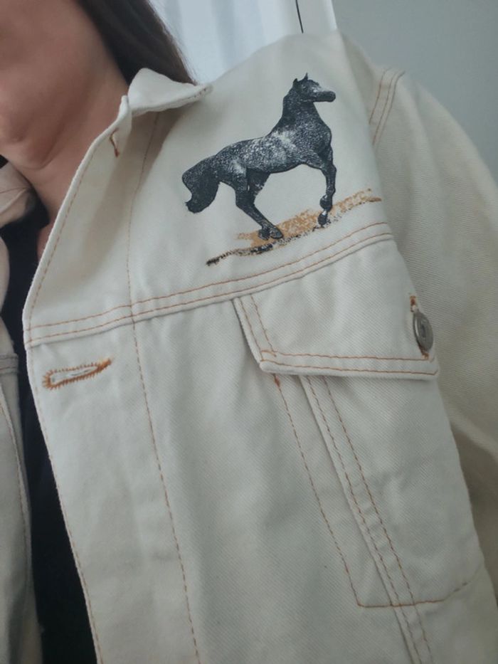 Veste en jeans 100%coton - photo numéro 8