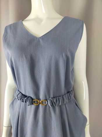 Robe bleue ceinturée – Froggy – Taille 2