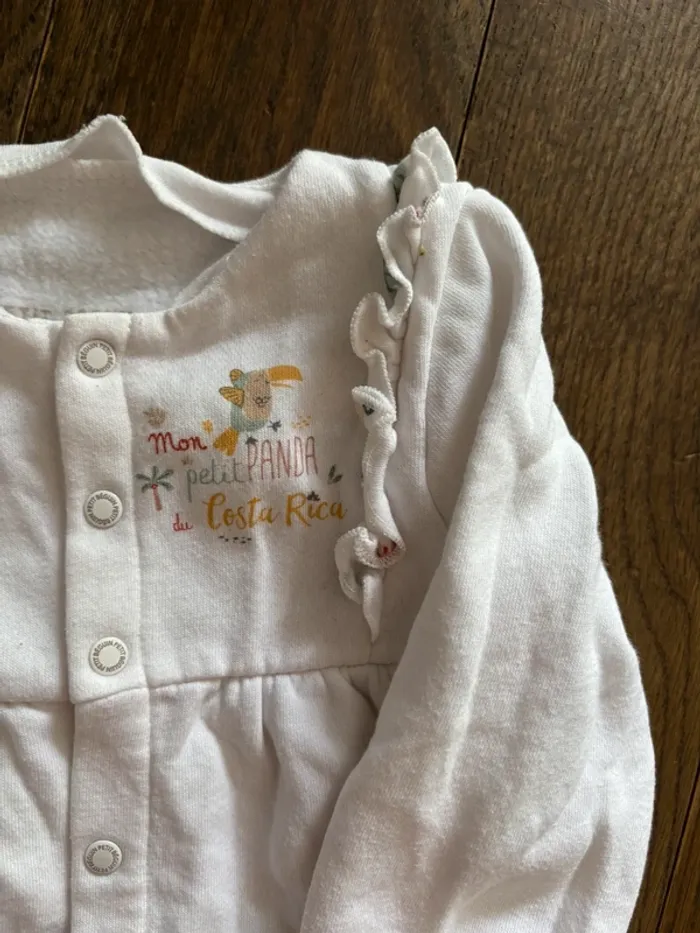 Tenue 2 pièces tunique legging Petit béguin Costa Rica tbe 9 mois - photo numéro 3