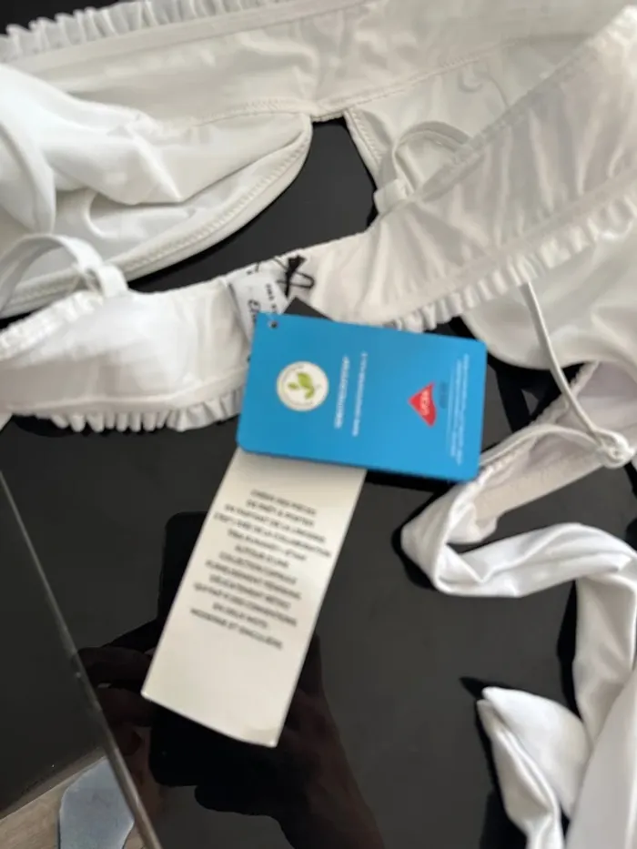 👙 maillot de bain - blanc - 2 pièces - haut 42 - bas 40 - Etam - photo numéro 13
