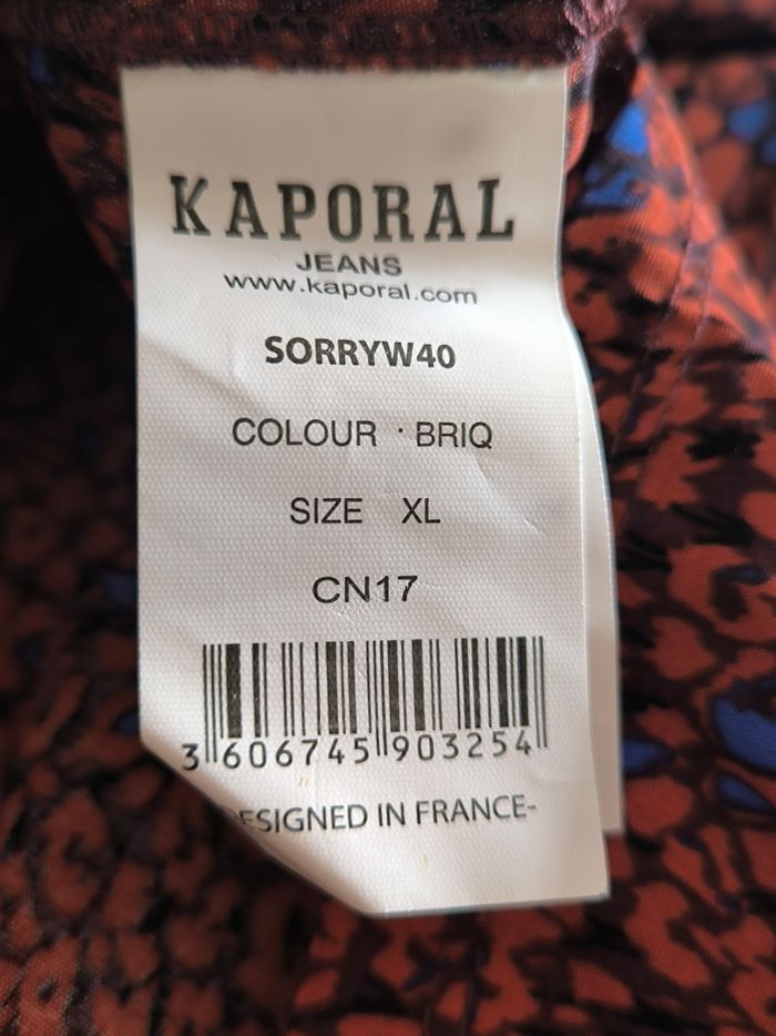 Top Kaporal à fines bretelles – motif léopard & dentelle - photo numéro 7