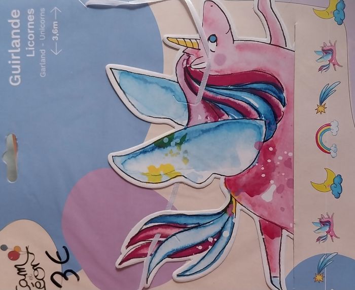 Lots anniversaires licornes pour 8 enfants - photo numéro 4
