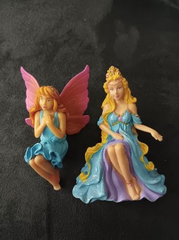 Une fée une reine figurine ton Bleu