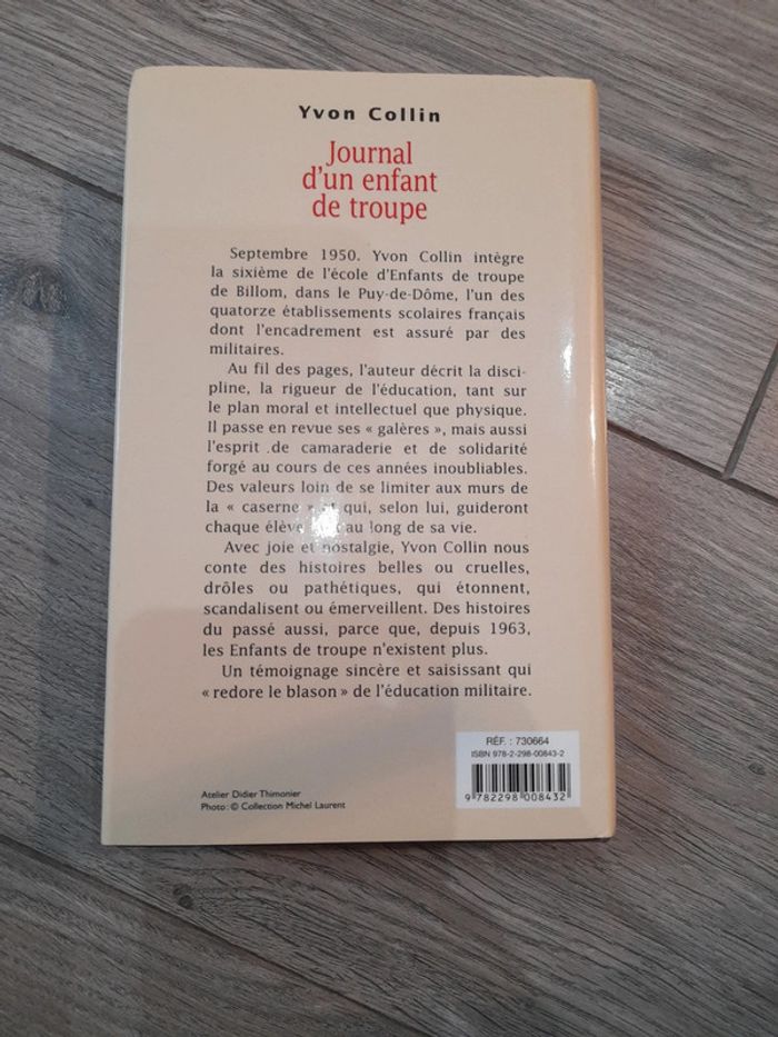 Livre le journal d un enfant de troupe - photo numéro 2