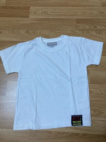 T shirt blanc manches courtes