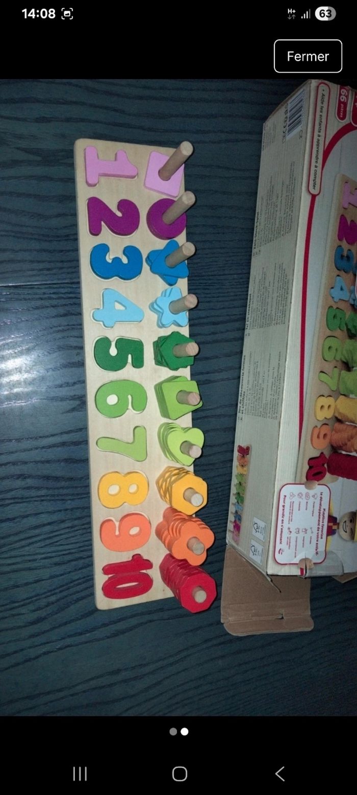 Jeu de découverte formes et chiffres - photo numéro 2