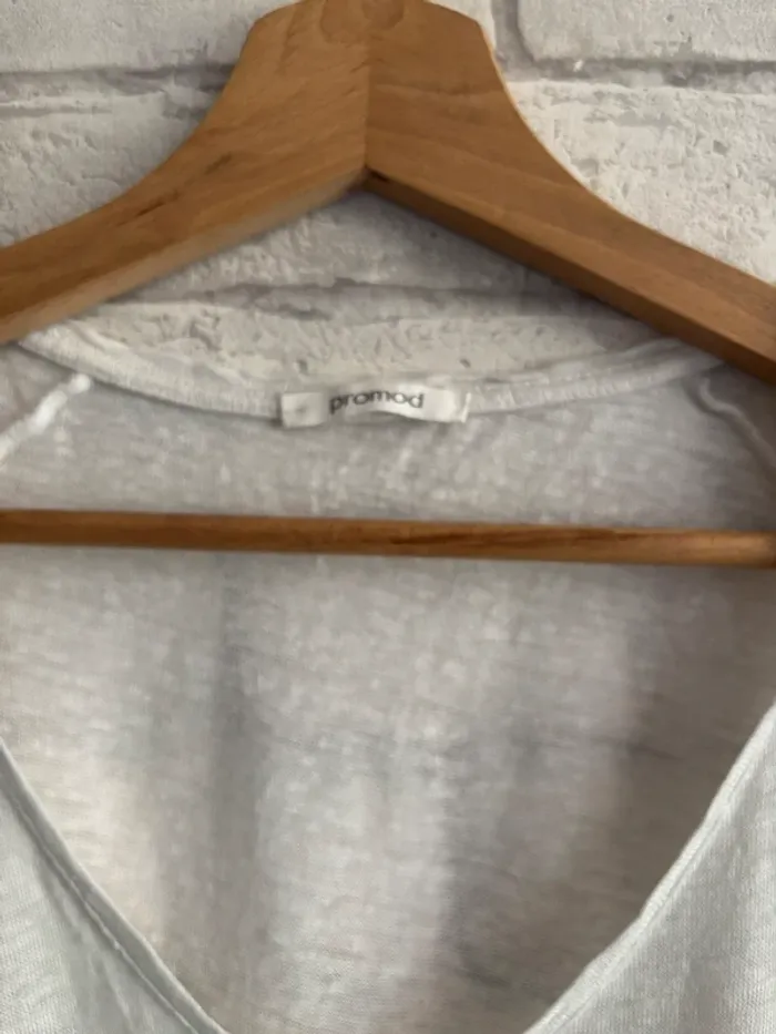 Tee shirt promod en lin taille M - photo numéro 2
