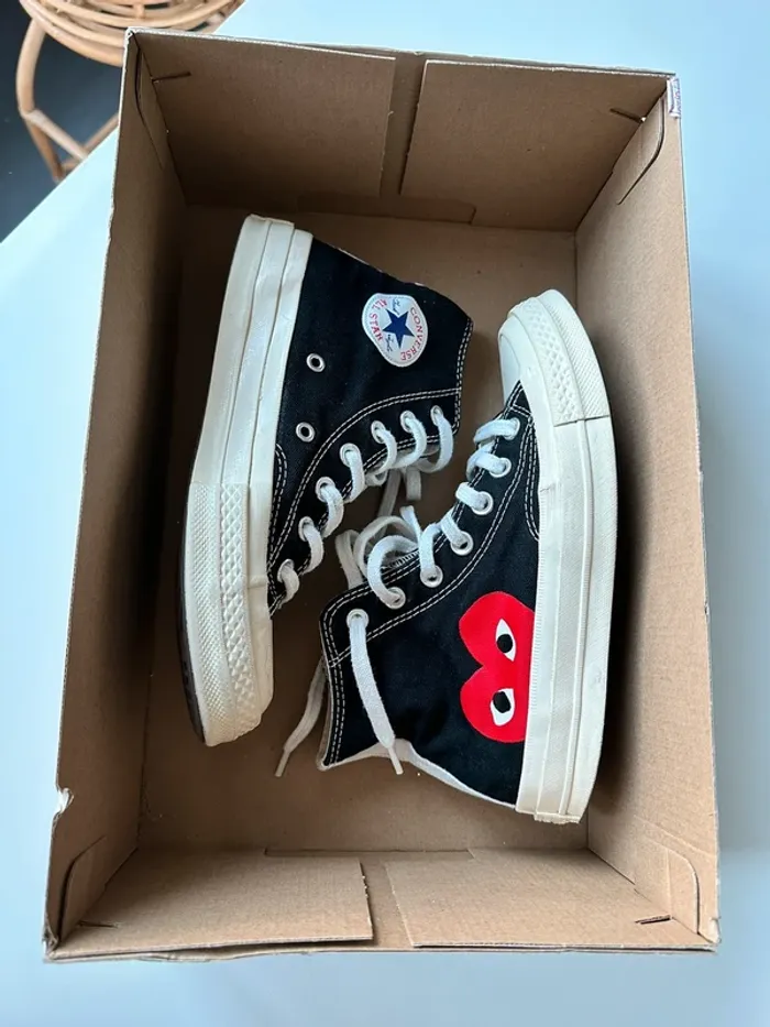 Converse noire comme des garçons - photo numéro 12