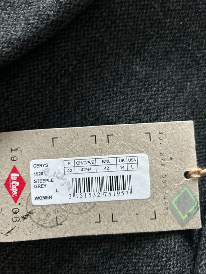 Veste grise L Lee Cooper - photo numéro 8