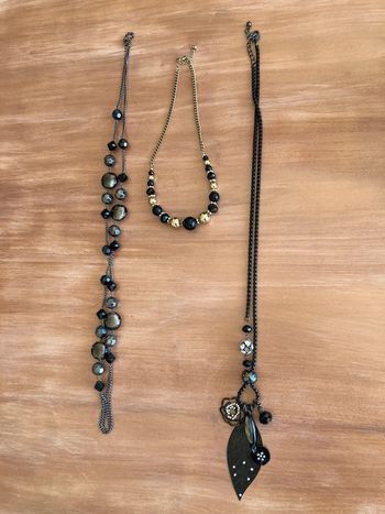 Lot de 3 colliers