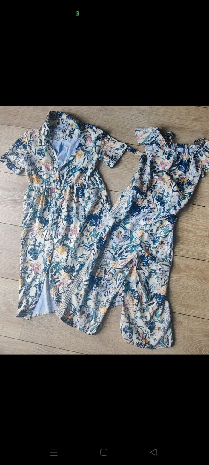 Lot combinaison et robe longue jbc 6/7ans - photo numéro 5