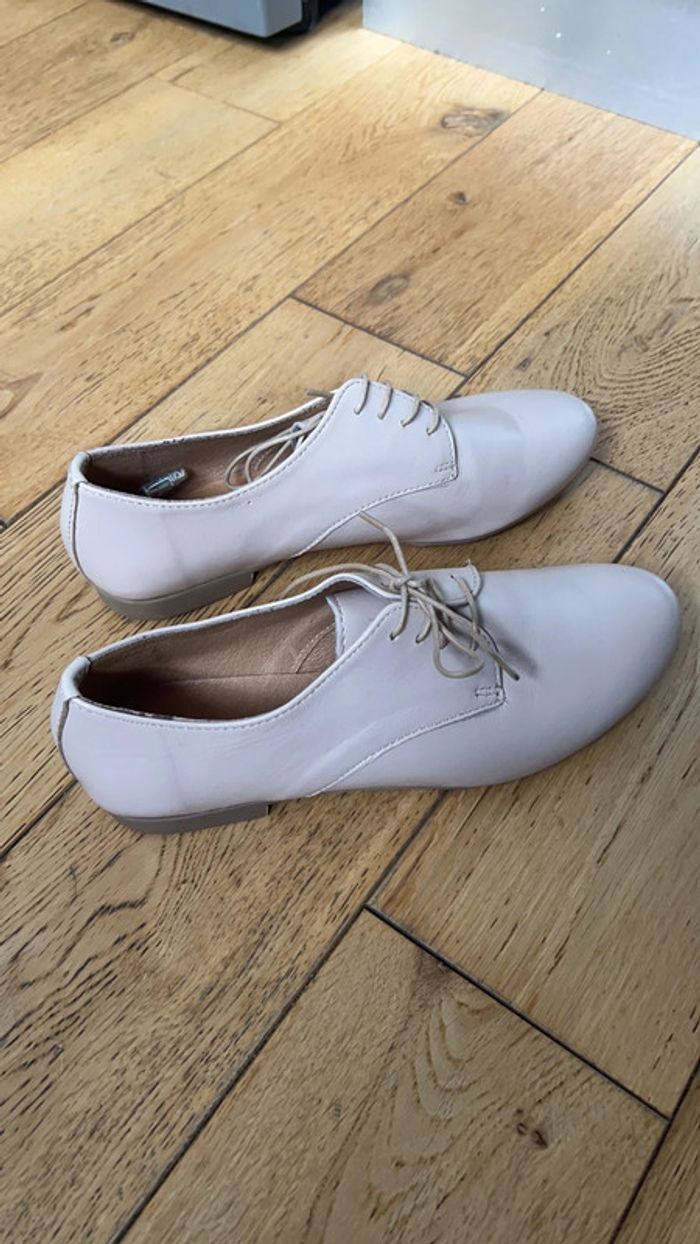 Mocassins en cuir rose 36 - photo numéro 2