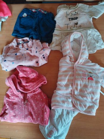 Lot vêtements fille 9 mois
