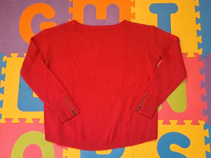 Pull rouge, la redoute, taille M/L (38/40) - photo numéro 2