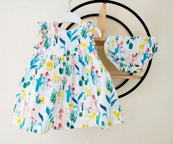 12 mois ensemble été catimini robe + bloomer