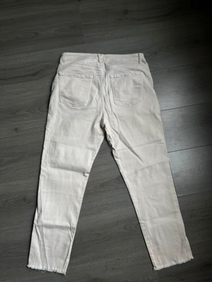Pantalon beige coton - photo numéro 5