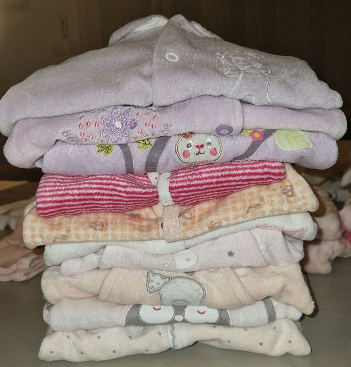 Lot pyjama velours Naissance