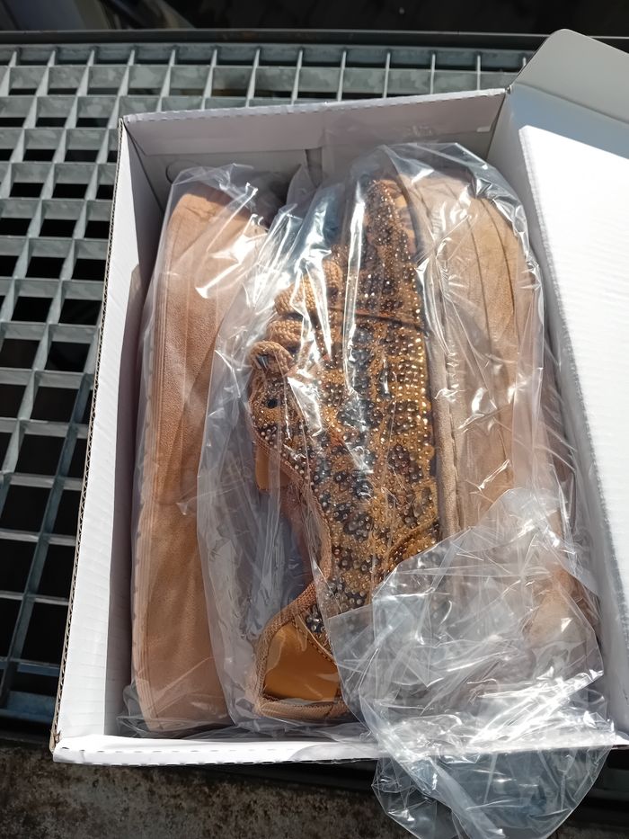 Basket femme haute plate-forme 40 léopard - photo numéro 2