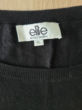 Tunique manche courte Elite XL noire