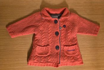 Gilet mailles Sucre d'Orge 6 mois