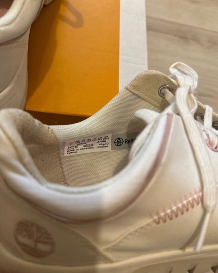 Timberland blanche et rose femme - photo numéro 6