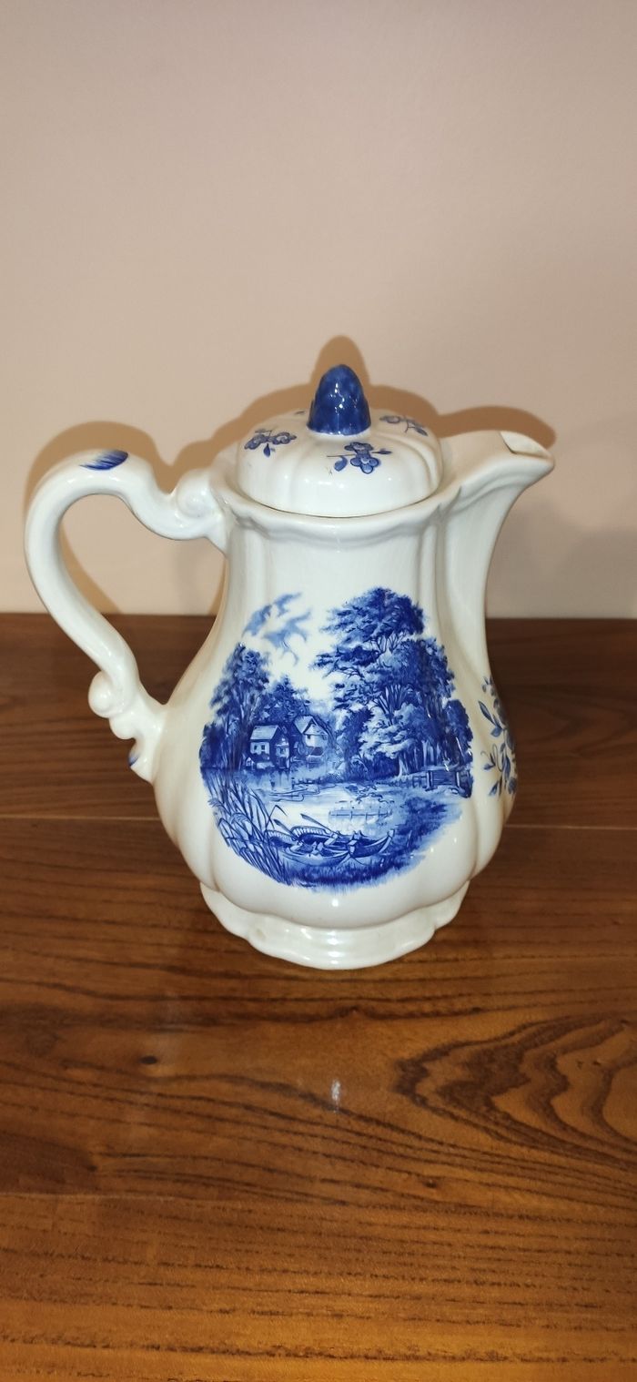 Cafetière en faïence de Sarreguemines - photo numéro 3