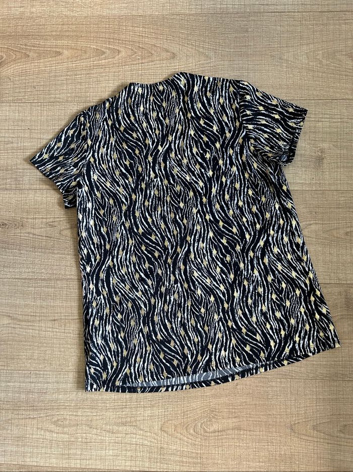 Blouse imprimée à manches courtes Morgan taille M jamais portée - photo numéro 8