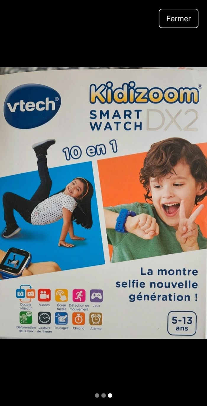 Montre kidizoom smart watch DX2 bleu - photo numéro 3