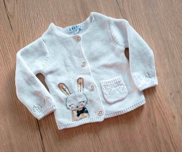 Gilet blanc - 6 mois - creeks - photo numéro 3