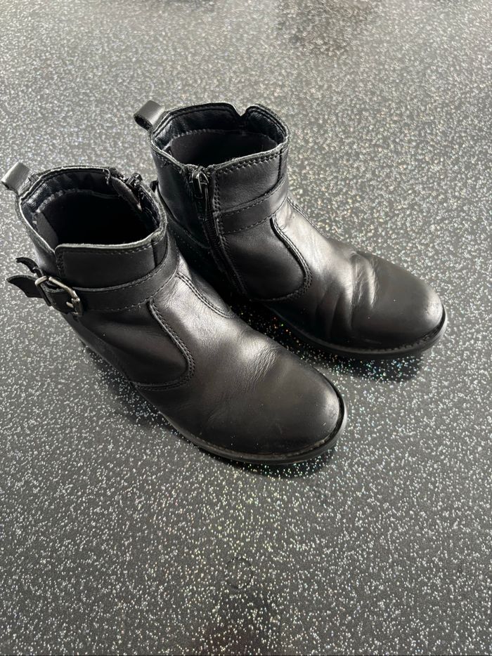 Bottines noires fille T29 - photo numéro 2