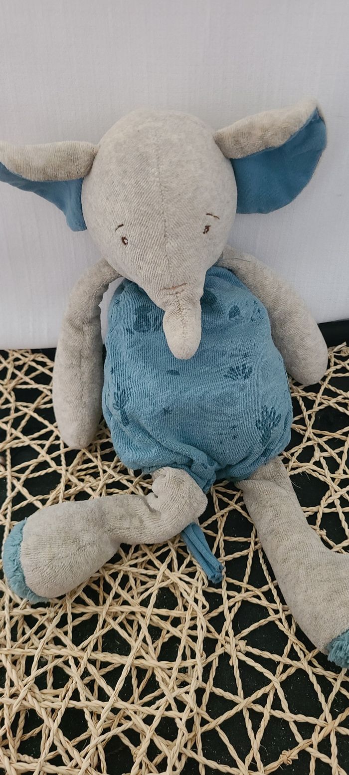 Poupée éléphant Bergamote "Sous mon Baobab" - Moulin Roty